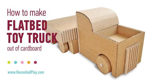 How To Make Cardboard Delivery Truck Youtube