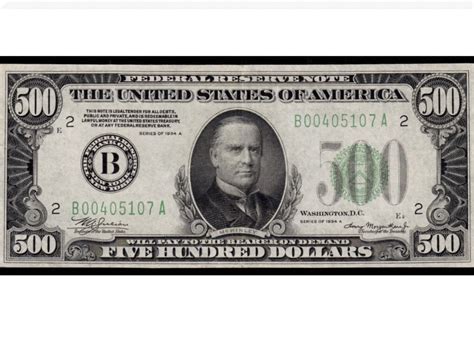 $500 Dollar Bill US Currency – PANDESTINY.COM