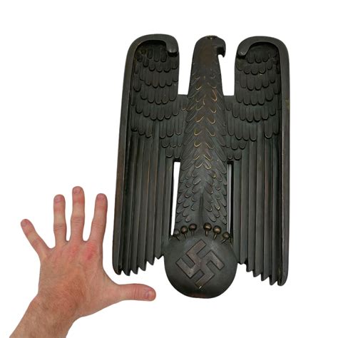 At Auction Huge Third Reich Nazi Art Deco Wall Eagle