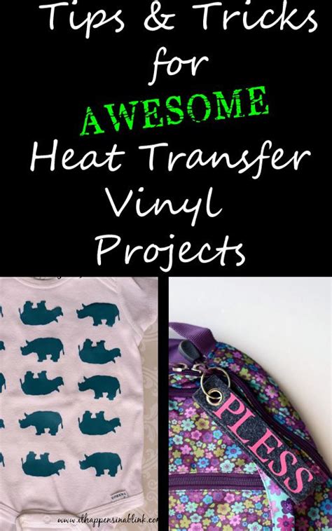 Tips And Tricks For Awesome Heat Transfer Vinyl Projects Silhouette