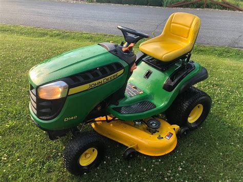 John Deere D140 Tractor 48in Riding Mower Artofit