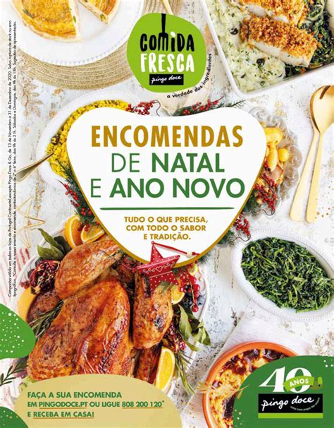 Folheto Pingo Doce Encomendas Natal E Ano Novo At De Dezembro O