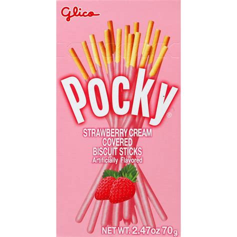 Glico Pocky Strawberry Cream Covered Biscuit Sticks Reviews