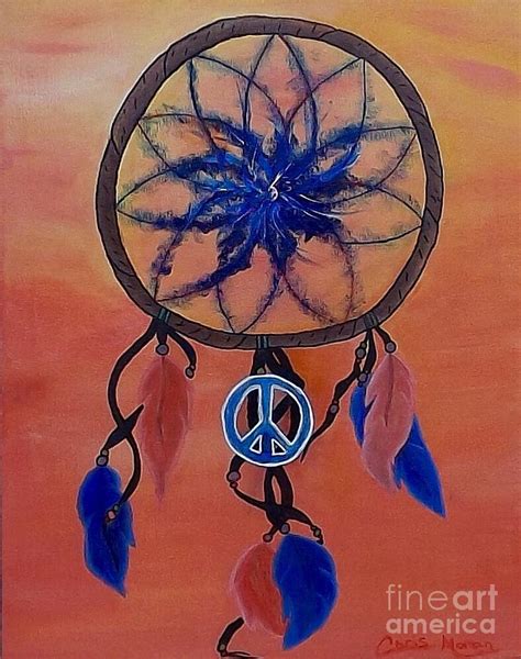 Hippy Dreamcatcher Painting By The Art Hippies Pixels