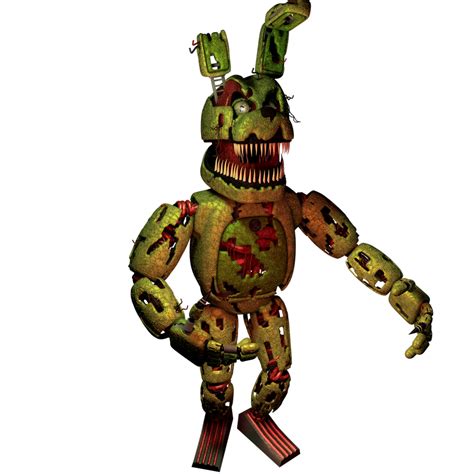 Cinema4d Nightmare Springtrap By Gabocoart On Deviantart