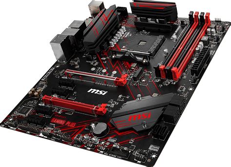 MSI B450 Gaming Plus AM4 AMD B450 Ryzen 1st 2nd Gen DDR4 PCIe 3 0 X16