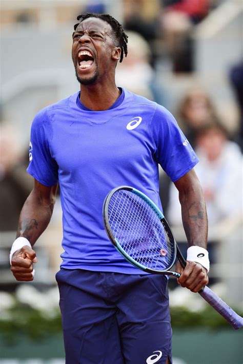 Photo Ga L Monfils Lors Des Internationaux De France De Tennis De