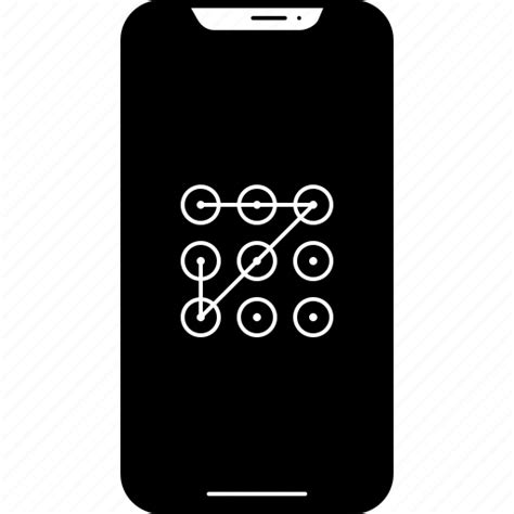 Lock Mobile Pattern Phone Smartphone Swipe Unlock Icon