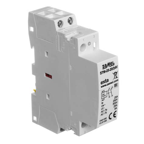 Stycznik modułowy 24V 25A STM 25 20 24V 2NO EXTA ZAMEL SklepElektro24