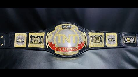 NEW AEW TNT CHAMPIONSHIP BELT REPLICA YouTube