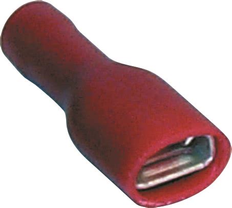 Express Workshop Supplies Red Insulated Female Spade Terminal Mm