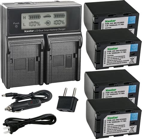 Amazon Kastar Pack Battery And Ac Lcd Dual Fast Charger