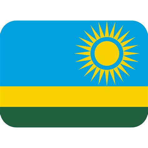 Rwanda Flag Cultural Identity African Heritage National Symbol Blue