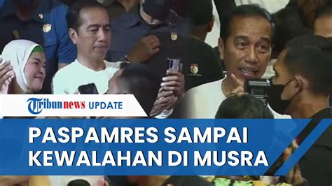 Detik Detik Presiden Jokowi Tiba Di Acara Puncak Musra Relawan