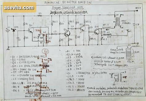 Skema Pemancar SW 40 Watt Jangkauan Luas Seluruh Nusantara Tutorial