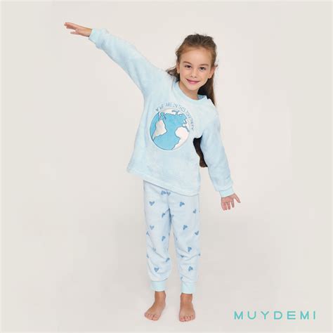 Pijama mundo coralina para niña CarmenKids Pijama mundo coralina