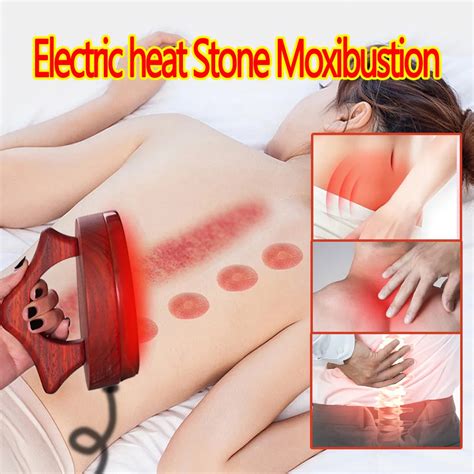 Gua Sha Masajeador El Ctrico De Piedra Caliente Masaje De Piel Natural