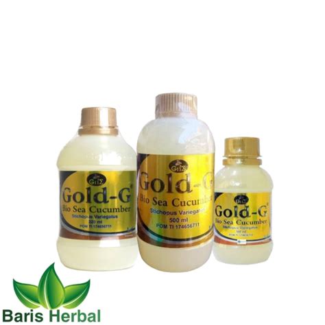 Jual Gold G Bio Sea Cucumber 500 Ml Original Qnc Gamat Jelly Gamat