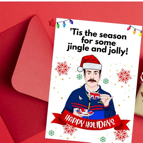 Ted Lasso Christmas Card Ted Lasso Card Funny Christmas Card For Work