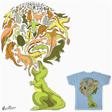 Score A Prehistoric Food Chain By Lieslcannon On Threadless