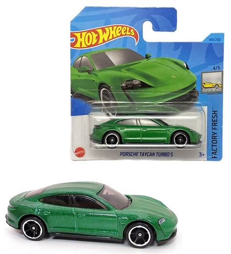 Hot Wheels Porsche Taycan Turbo S Yeşil 1 64