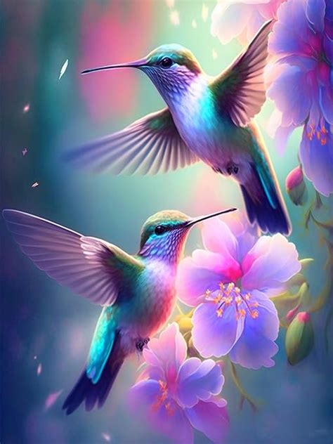 Amazon Diamond Painting Kits For Adults 5D Hummingbird Diamond Art