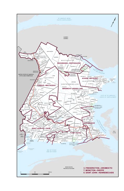 New Brunswick Maps And Boundary Descriptions 2023 Representation