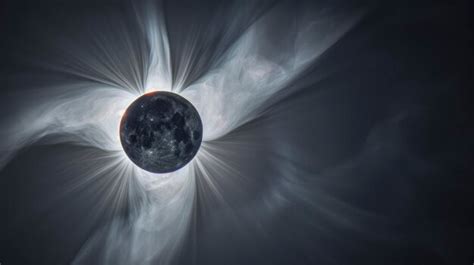 Premium Photo | A dramatic solar eclipse the sun corona visible against ...