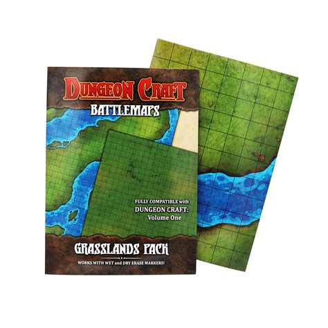 Dungeon Craft Battlemaps Battle Mat For Dungeons And Dragons Double Sided Gloss Laminated Dnd