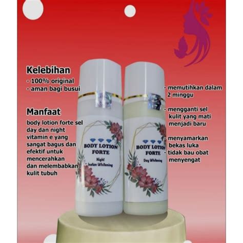 Jual ORGINAL HB FORTE WHITENING DOSIS TINGGI HB SIANG MALAM