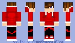 Cool Boy Red Minecraft Skin