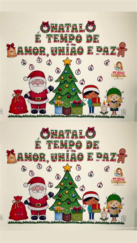 PAINEL NATAL Bruna Da Nova Preschool Christmas Crafts Christmas