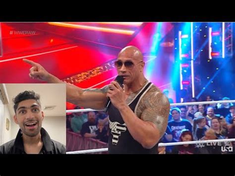 Wwe The Rock Calls Out Roman Reigns Reaction Youtube