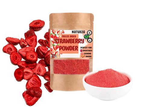 Freeze Dried Strawberry Powder Naturzo