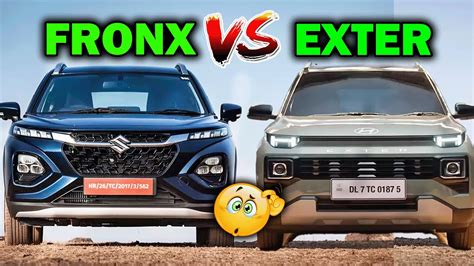 New Hyundai Exter Vs Maruti Suzuki Fronx Fronx Vs Exter Which Is