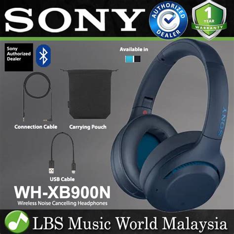 Sony Wh Xb900n Bluetooth Wireless Noise Cancelling Over Ear Headphone