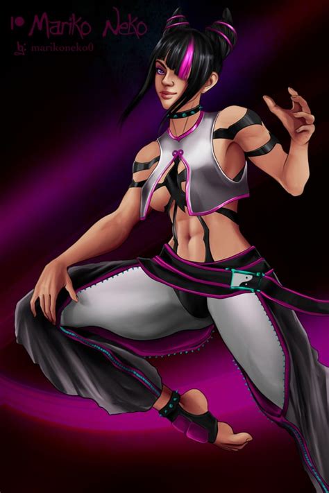 Juri Han Fanart Marikoneko0 [street Fighter] R Musclegirlart