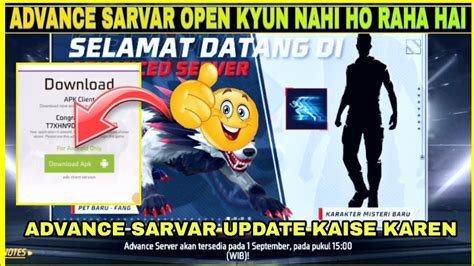 Free Fire Advance Server Not Opening Today Advance Server Opening