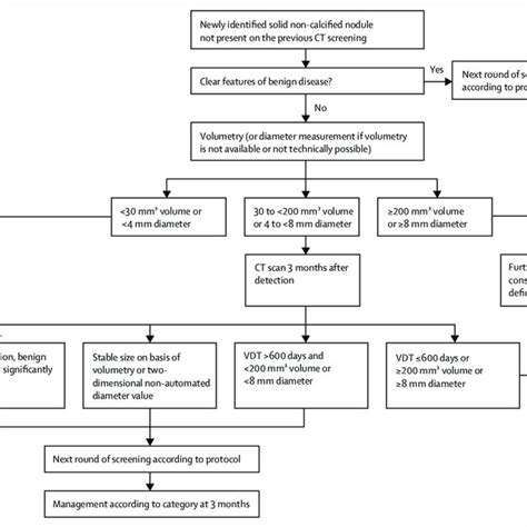 Nodule Management Protocol For Screen Detected Incidental Solid Nodules Download Scientific