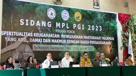 Pesan Sidang Mpl Pgi Pgi