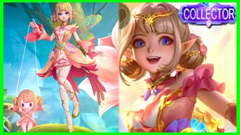 Angela Floral Elf Gameplay April Collector Skin Mobile Legends Youtube