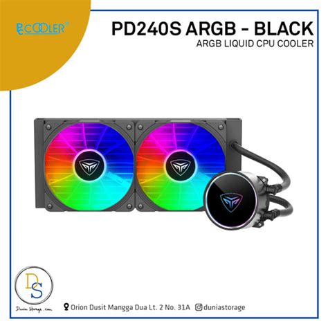 Promo Pccooler Pd S Argb Black Liquid Cpu Cooler Cicil X