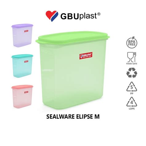 Jual Gbu Toples Elipse Medium Gbu Warna Sealware Warna Ml Satuan