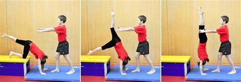 Handstand Vom St Tzen Zum Handstand Handstand Mit Hilfen