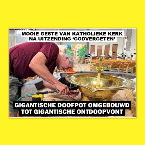 Het Gat Van De Wereld Ziet De Katholieke Kerk Mooie Geste Doen Na