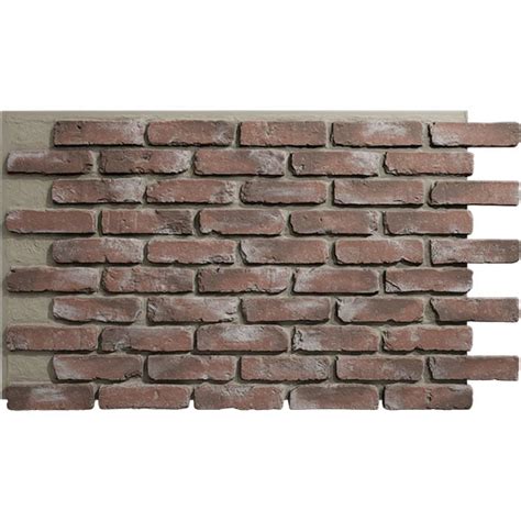 Ekena Millwork Pnu26x47cb Everstone Aged Brick Faux Brick Panel 46 78