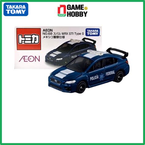 TOMICA Model Of AEON NO 68 SUBARU WRX STI TYPE S Mexicoan POLICE