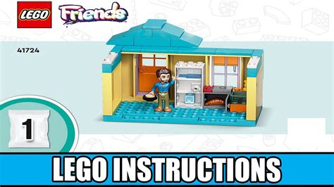 Lego Instructions Friends 41724 Paisleys House Book 1 Youtube