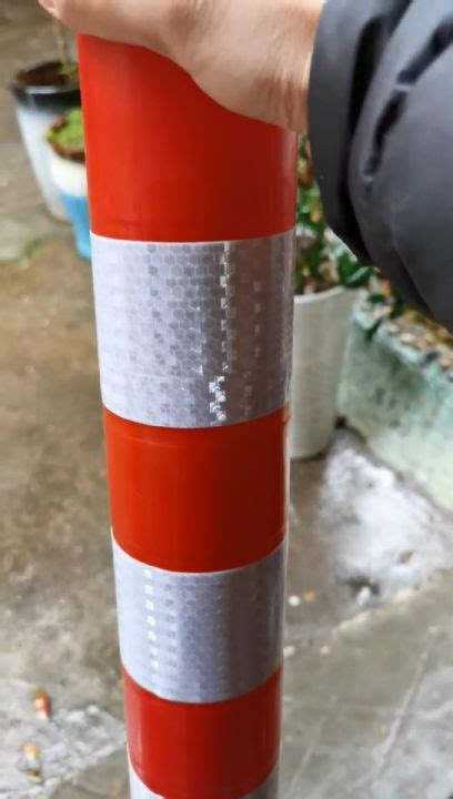 70cm 75cm Flexible Warning Column Traffic Cone Safety Posts Pole Road