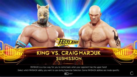 Wwe K King Vs Craig Marduk Tekken Submission Rematch Youtube